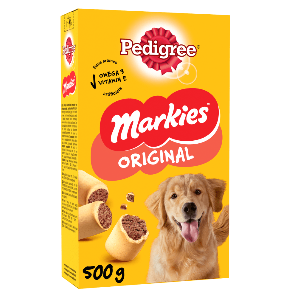 Pedigree® MARKIES™ Biscuits Fourrés Pour Chien 500g