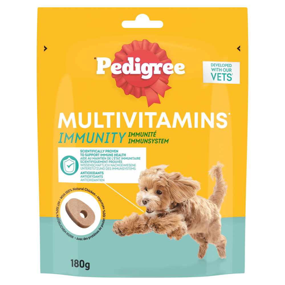 Pedigree® Multivitamins Immunité Au Poulet Pour Chien Adulte, 180g