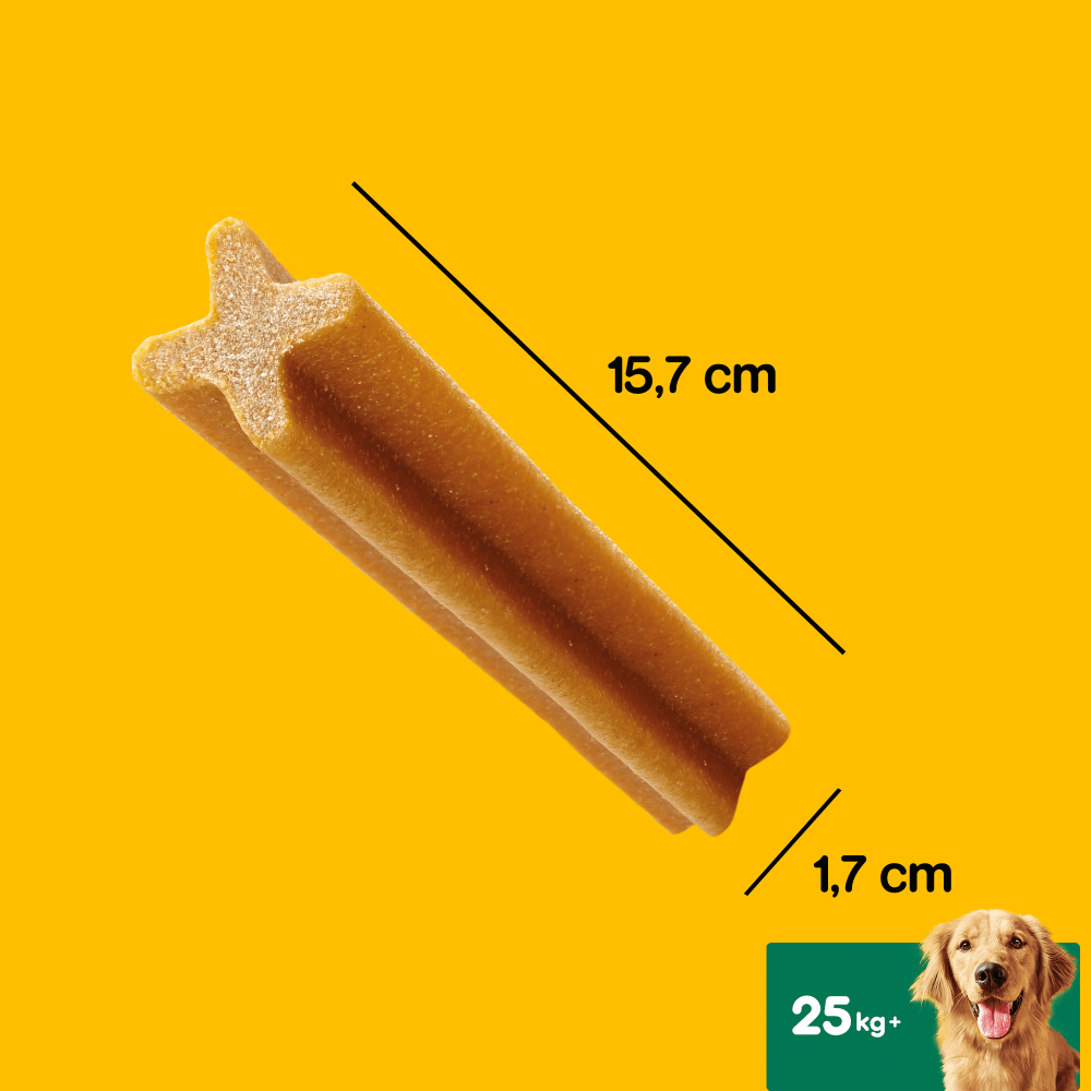 Pedigree® DENTASTIX™ Bâtonnets Hygiène Bucco-Dentaire Pour Grand Chien 7 x 38,6g, 28 x 38,6g & 56 x 38,6g