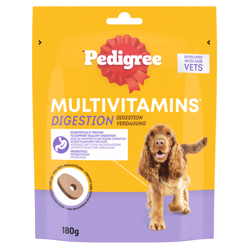 Pedigree® Multivitamins Digestion Au Poulet Pour Chien Adulte, 180g