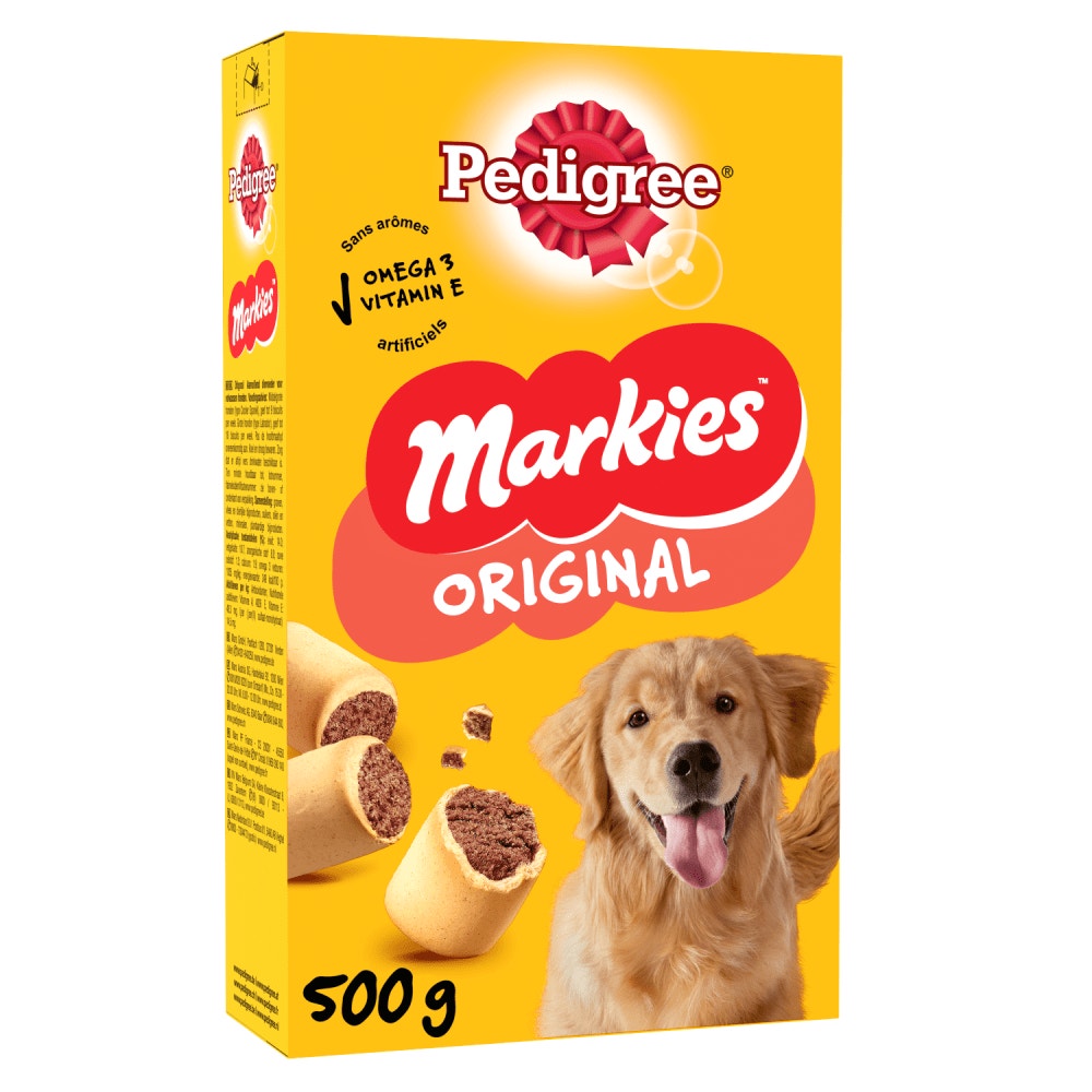 Pedigree® MARKIES™ Biscuits Fourrés Pour Chien 500g