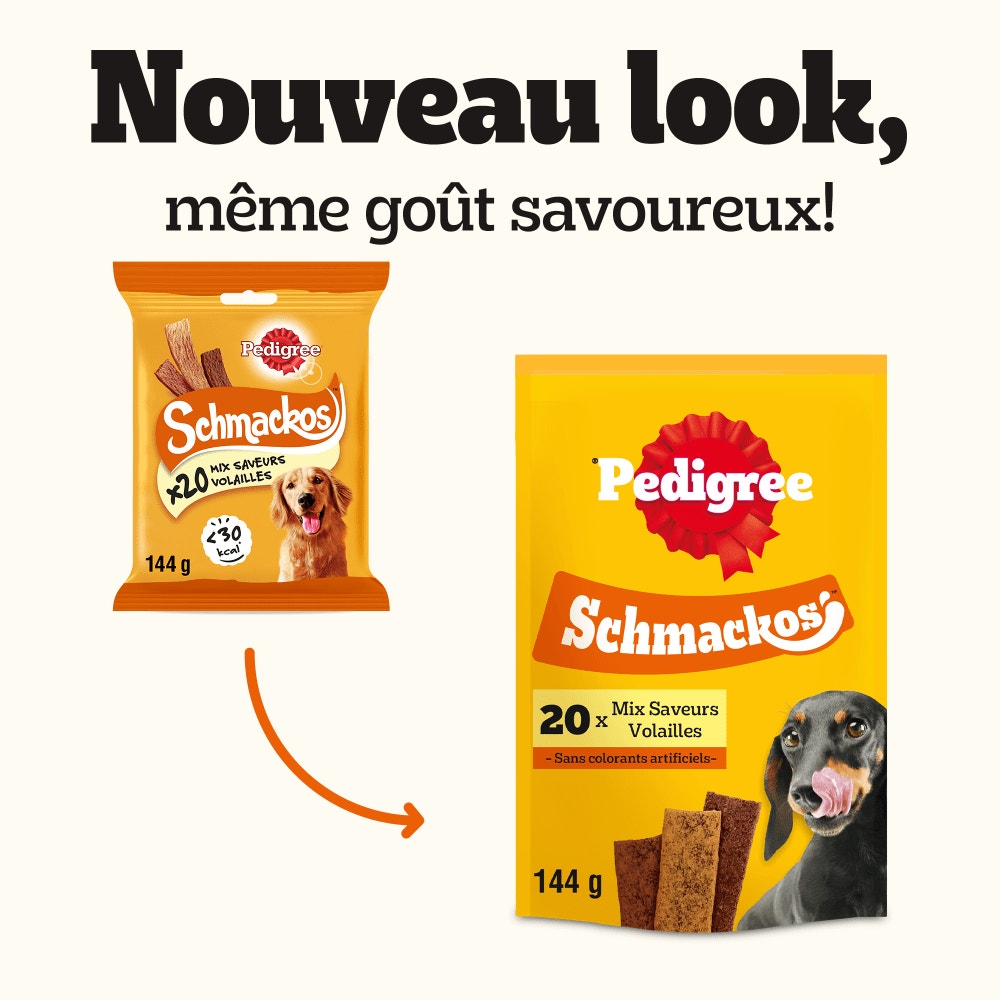 Pedigree® SCHMACKOS™ Récompenses Au Poulet Pour Chien 20 x 7,2g