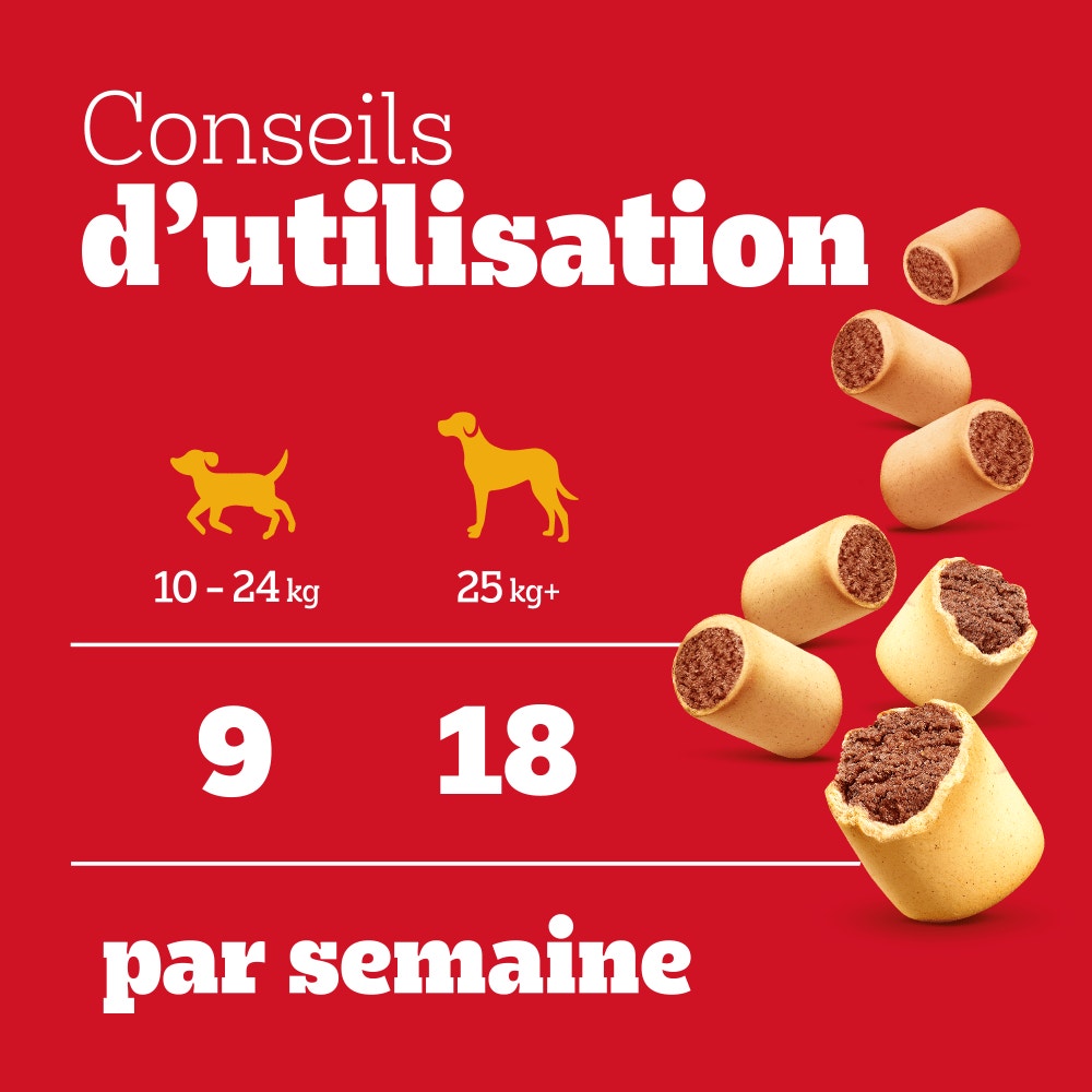 Pedigree® MARKIES™ Biscuits Fourrés Pour Chien 500g