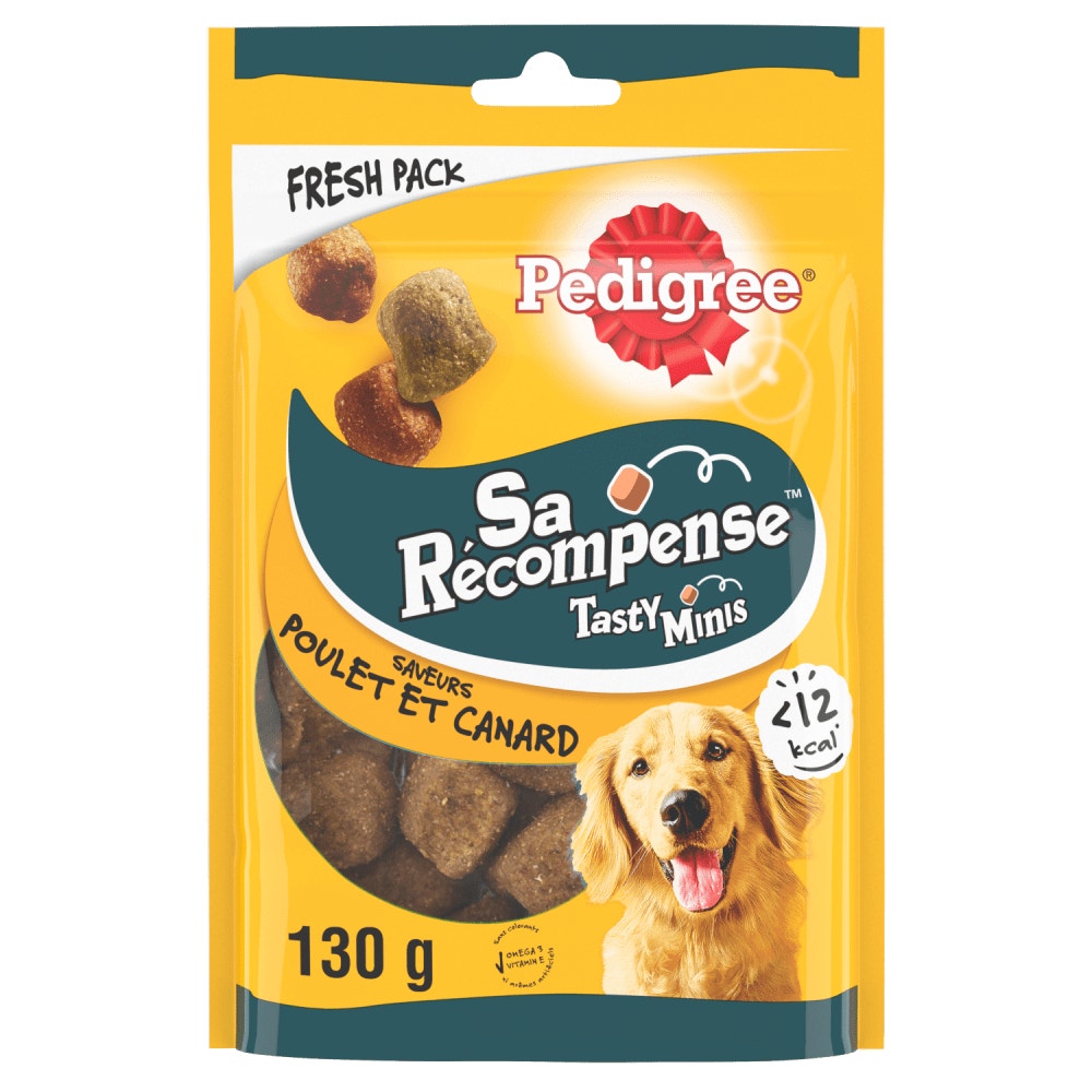 Pedigree® SA RÉCOMPENSE™ Bouchées Moelleuses Au Poulet Pour Chien 130g