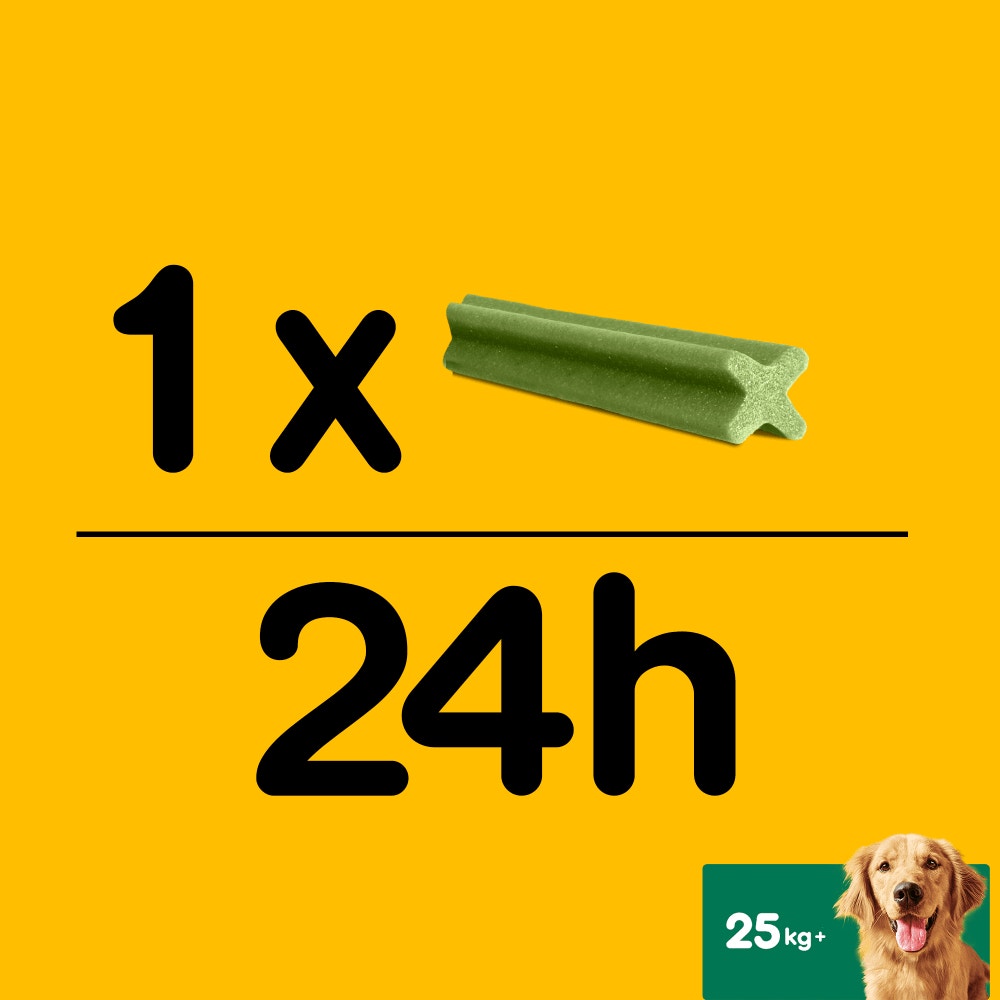 Pedigree® DENTASTIX™ Fresh Bâtonnets Hygiène Bucco-Dentaire Pour Grand Chien 7 x 38,6g