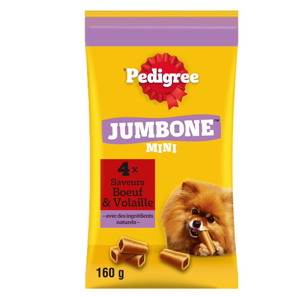 Pedigree® JUMBONE™ Son Os À Macher Récompenses Pour Petit Chien 4 x 40g
