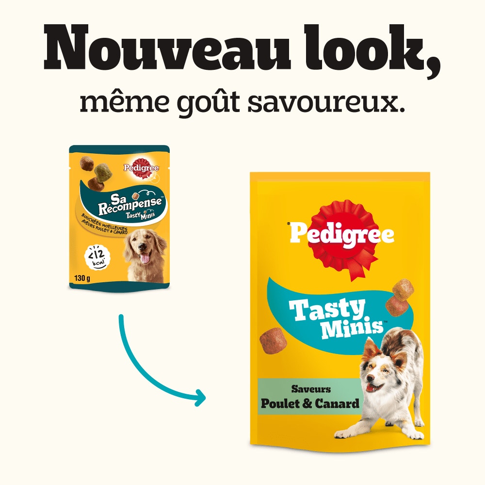 Pedigree® TASTY MINIS™ Bouchées Moelleuses Au Poulet Pour Chien 130g