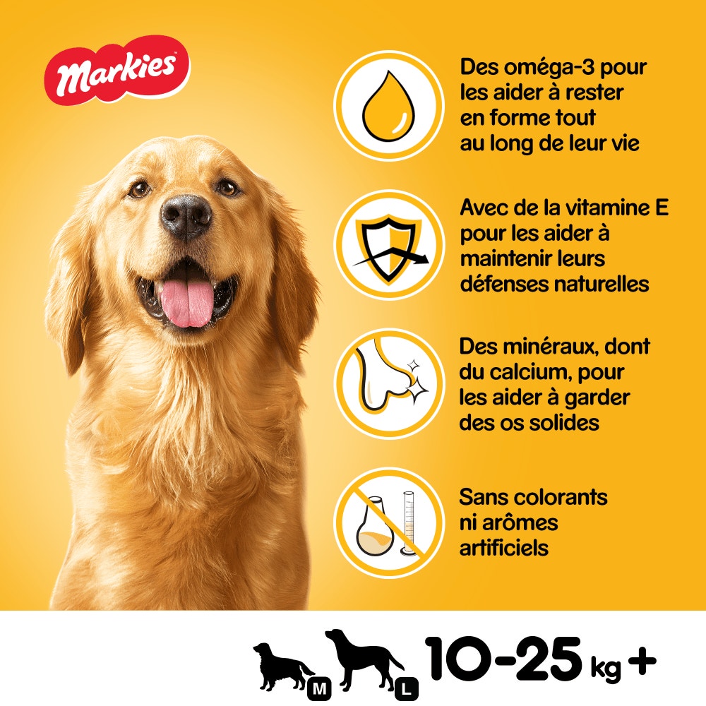 Pedigree® MARKIES™ Original Biscuits Fourres Pour Chien 1,5kg