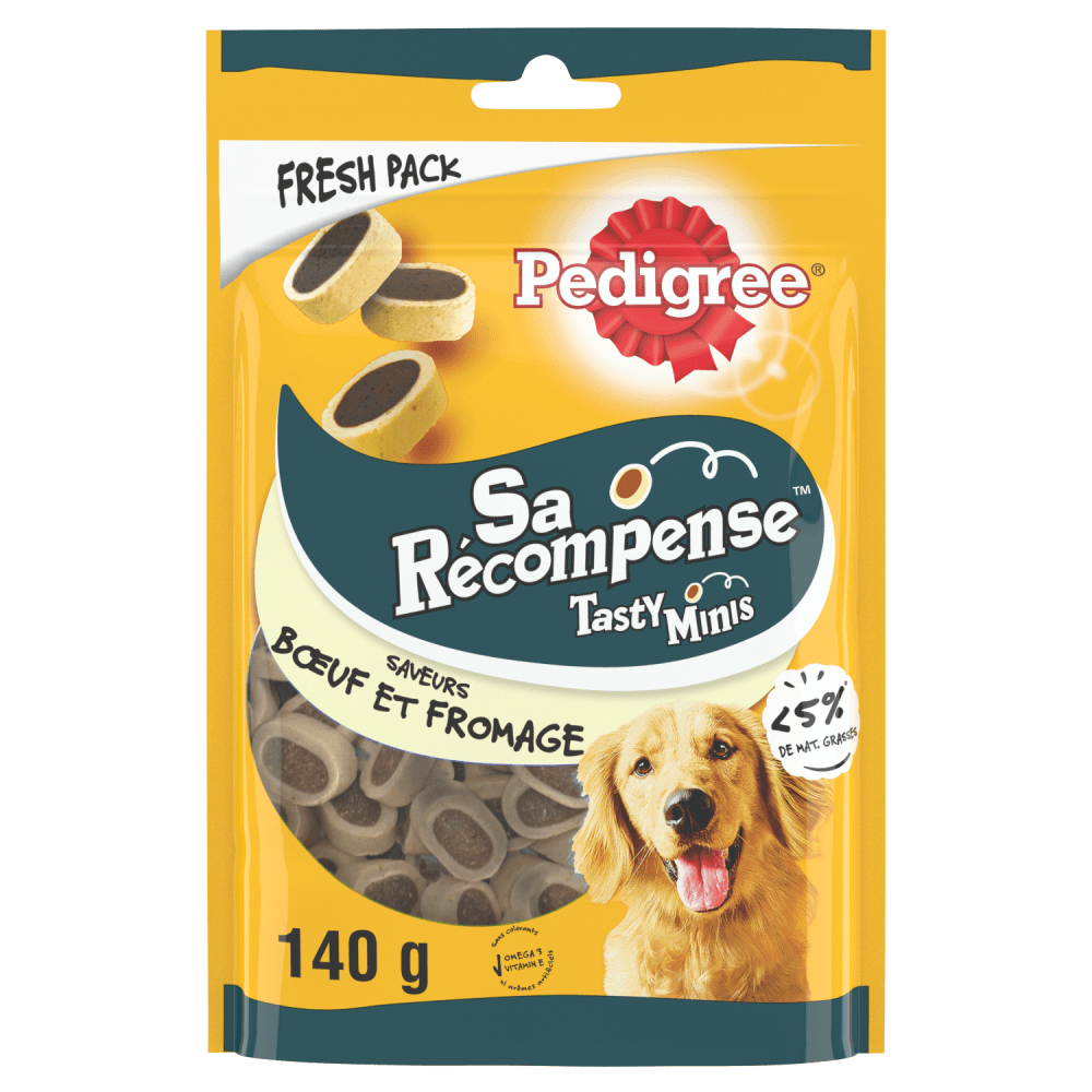 SA RÉCOMPENSE™ Mini Bouchées Au Bœuf Et Fromage Pour Chien