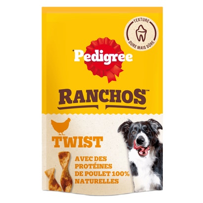 RANCHOS™ Twist Bâtonnets Au Poulet, Au Canard et À la Dinde Récompenses Pour Chien Adulte
