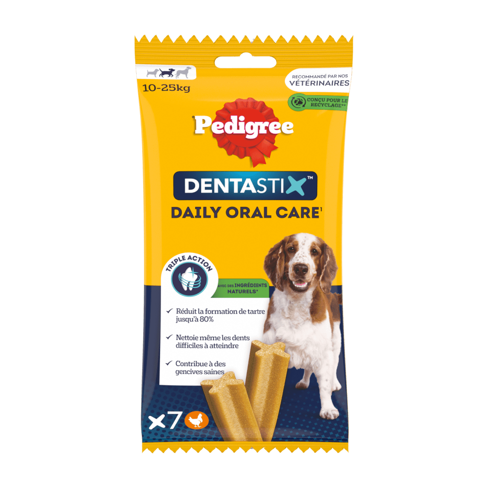 DENTASTIX™ Bâtonnets Hygiène Bucco-Dentaire Pour Moyen Chien