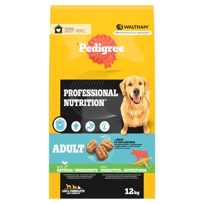 Professional Nutrition Croquettes Au Bœuf et Aux Légumes Pour Chien Adulte