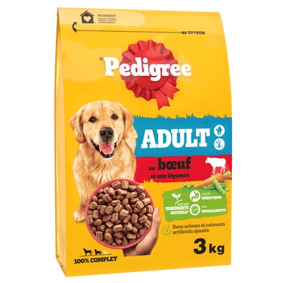 Croquettes Au Bœuf et Aux Légumes Pour Chien Adulte